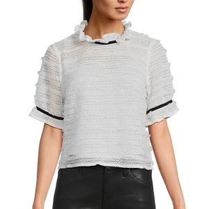 BCBG Ruffled Top